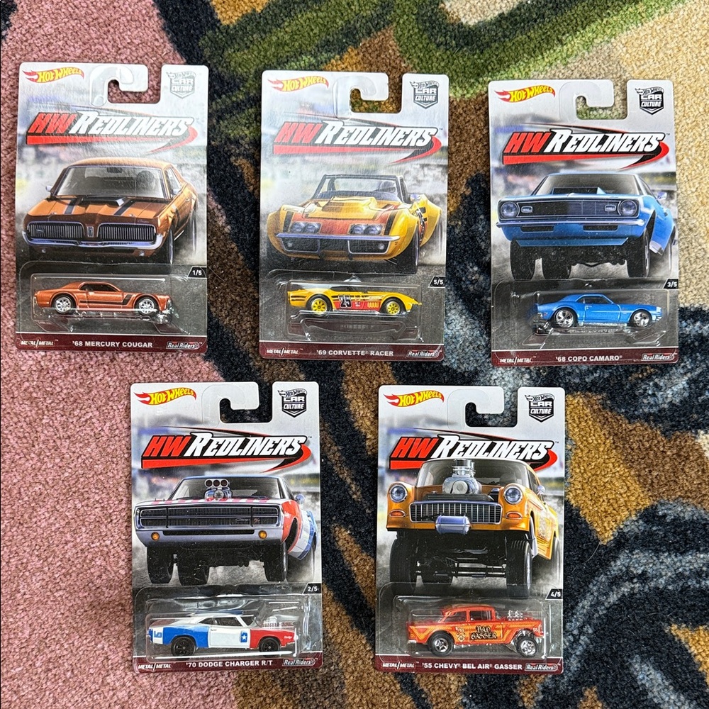 2017 REDLINERS SET HOTWHEELS